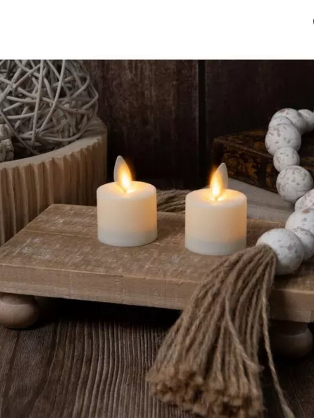 *Last Set* Luminara Ivory Flameless LED Tea Lights Plus Remote, NWT & Bonus Gift - Picture 3 of 14